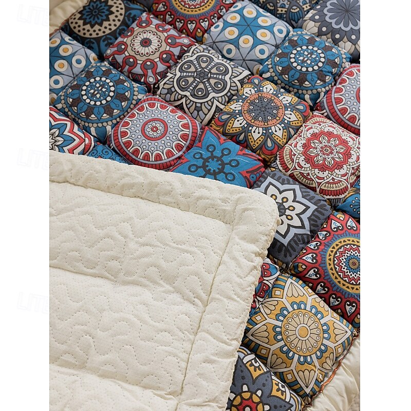 Bohemian Sofa Cushion Cover, All Cotton Sofa Cushion Fabric, Suitable For All Seasons, High Elasticity, Full Cotton Seat Cushion, Anti Slip Pets Friendly3