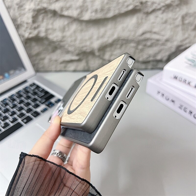 Phone Case For Samsung Galaxy Back Cover Magnetic Support Wireless Charging Shockproof PC3