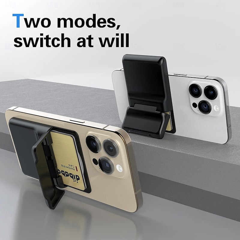 Magnetic Card Case for Magsafe for iPhone 16 15 14 13 Pro Max Plus Mini Wallet ID Pocket for Samsung S25 S24 S23 S22 Stand Cover2