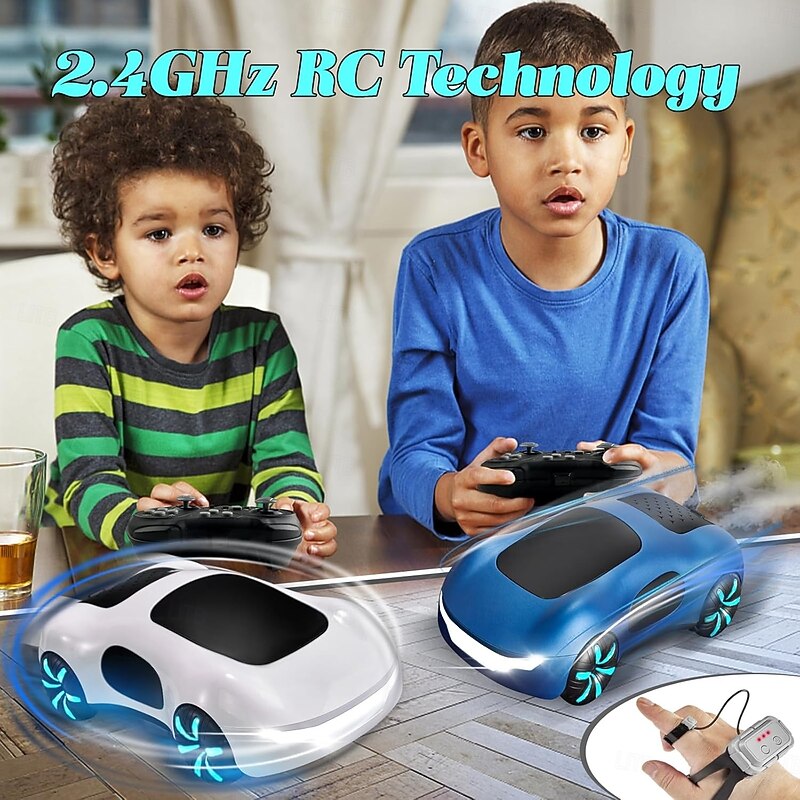 RC Drift Car, Remote Control Cars for Adults 1/14 2.4Ghz Gesture Drift Stunt Cars RC Cars Dual Spray RC Drift Car High Speed Drift Remote Control Cars for Adults Boys Girls Kids4