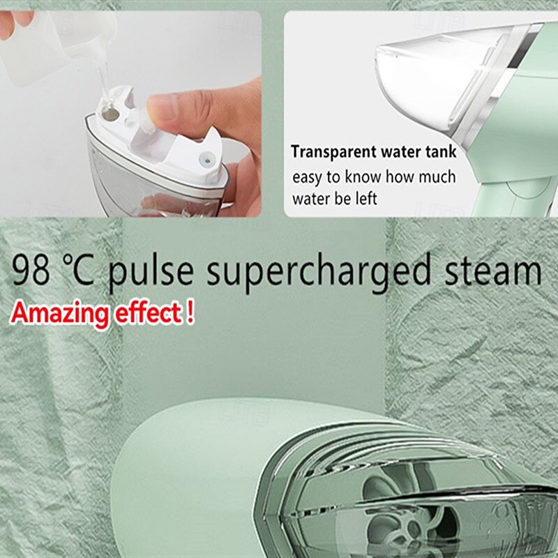 Handheld Steam Iron 1000W Clothing store Handheld Hanging Iron Machine Portable Folding Mini Travel Household Steam Brush Tool4