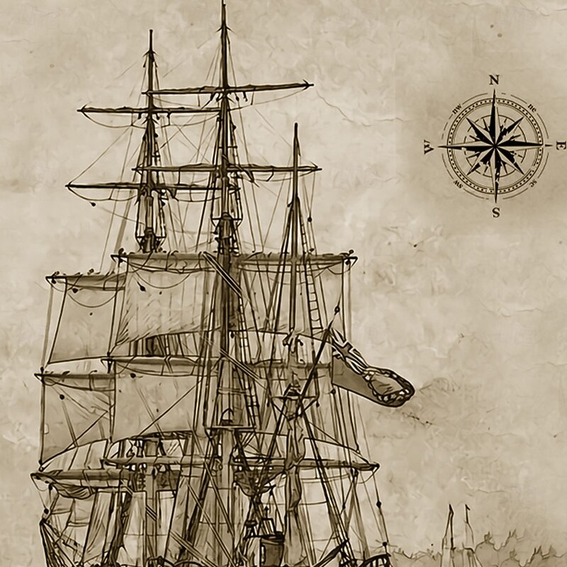 Halloween Men's Ship Henley Shirt T shirt Tee Short Sleeve T shirt 3D Print Crew Neck Lace Up Neck Henley Shirt Retro Vintage Casual Vintage Retro Street Sports Outdoor Casual Blue Green Khaki Summer3