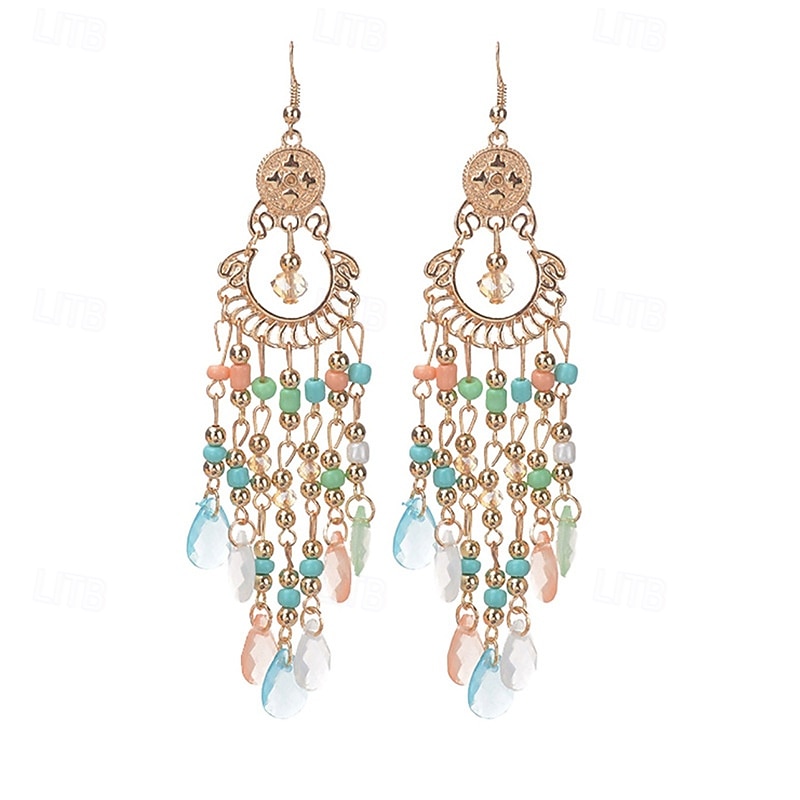 1 Pair Earrings For Women's Street Date Beach Alloy Vintage Style2