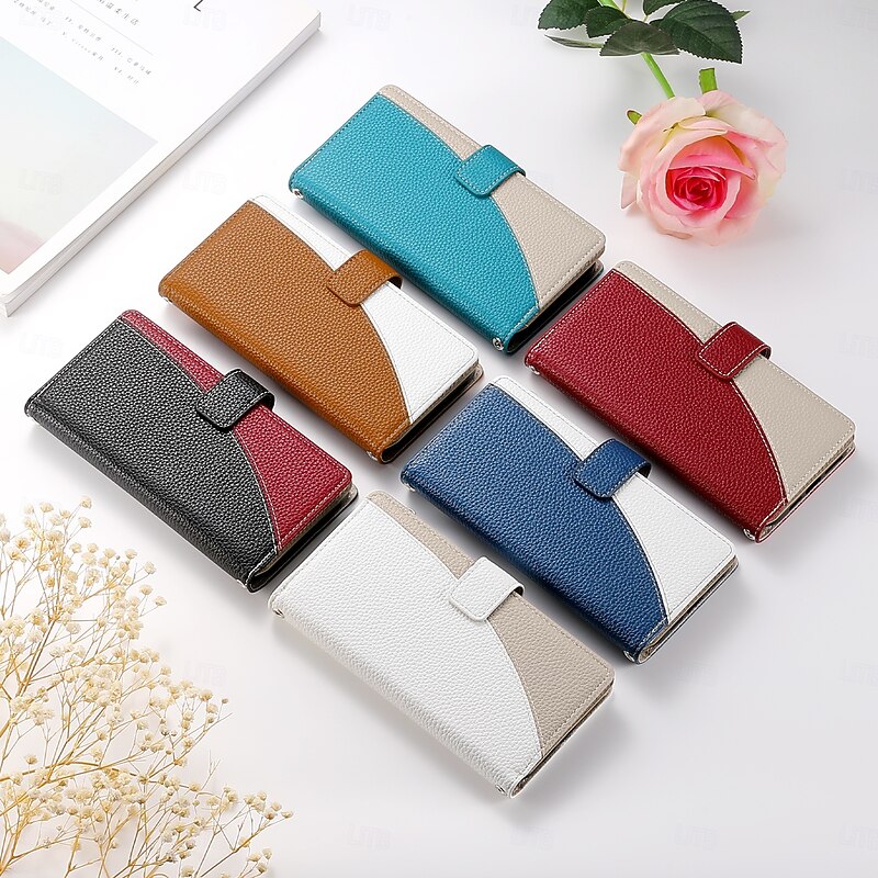 Phone Case For Samsung Galaxy S25 S25 Edge S24 S24 FE S23 Ultra Plus S22 Plus  Ultra A55 5G A35 5G A25 A15 Wallet Case Ring Holder Full Body Protective with Lanyard Retro TPU PU Leather