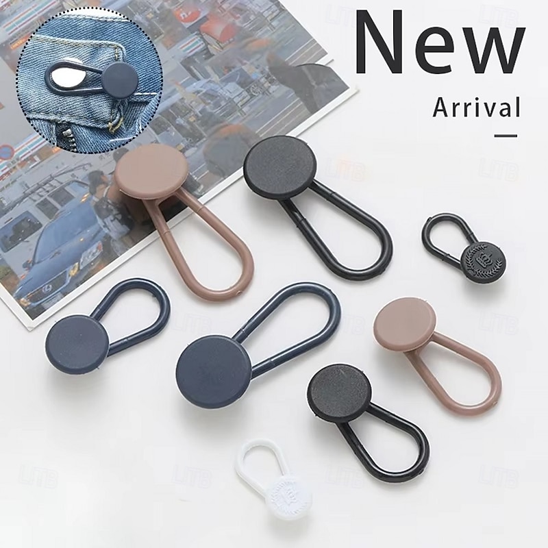 12pcs Adjustable Jeans Button Extenders, Waistband Button Enlargers for Men and Women, Pants Waist Extension Accessories2