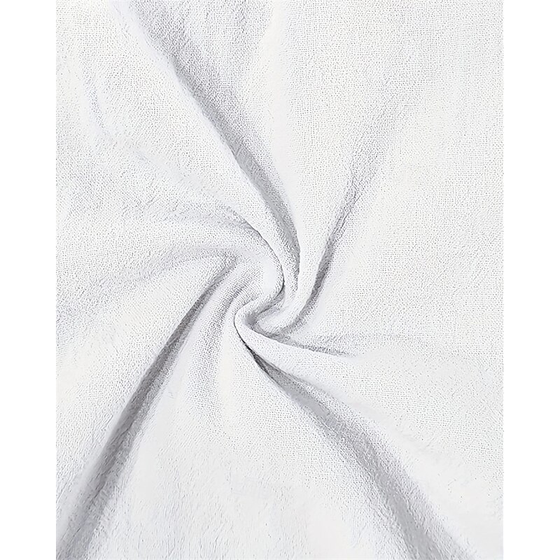 Men's Linen Pants Trousers Summer Pants Beach Pants Elastic Waist Drawstring Multi Pocket Plain Comfort Breathable Vacation Daily Holiday Hawaiian Boho Black White4