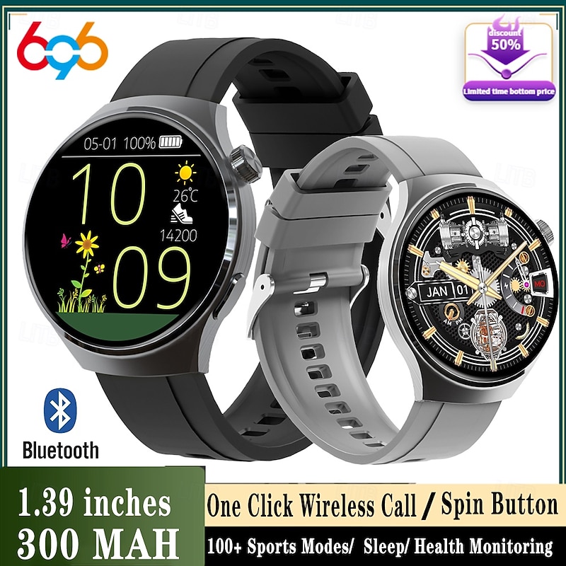 New Smart Watch Women Men Bluetooth Call Watch 3D Dynamic Dial Sport Fitness Bracelet AI Voice Sleep Health Smartwatch Lady
