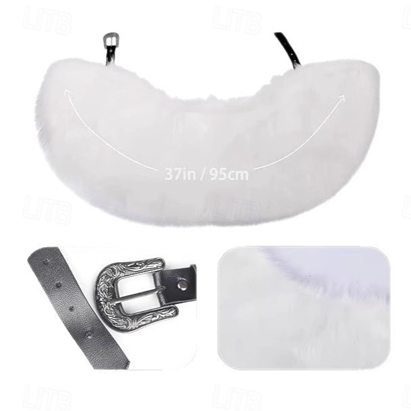 Retro Vintage Medieval Renaissance Cape Shawls Faux Fur Costume Warrior Viking Fancy Dress Women's Viking Halloween Carnival Performance Party LARP Adults Shawl4