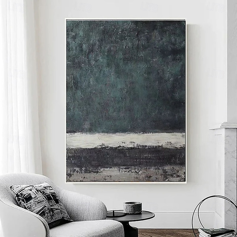 Handmade abstract painting Hand Painted Oil Painting Wall Modern Fashion Abstract Blue White Canvas Painting Home Decoration Decor Rolled Canvas Paingtings