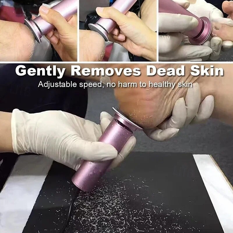 Electric Foot Care Pedicure Foot File Callus Remover Dead Skin Exfoliator Foot Scrubber Professional Foot Care Machine for Soft Smooth Feet Pedicure Tool for Home Use3