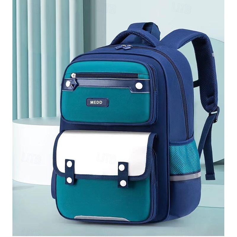 Boys School Backpack for Elementary Kids – Durable Waterproof Bookbag with Multiple Pockets, Structured Back to School Bag for Daily Use