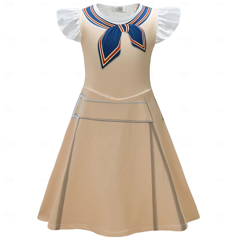 M3GAN 2.0 Scary Doll Megan Futuristic Robot Cosplay Costume Outfits Adventure Movie Horror Casual Movie Cosplay for Girls' Kid's Halloween Carnival World Book Day Performance Party School Event Dress2