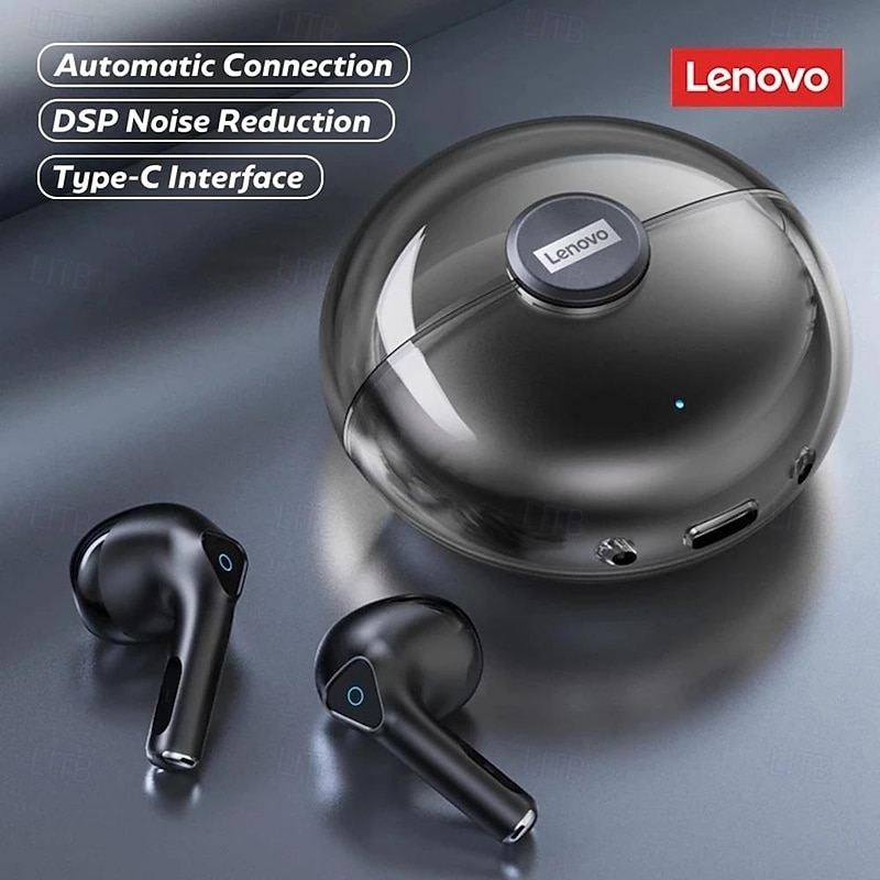 Lenovo LP80 True Wireless Headphones TWS Earbuds In Ear Bluetooth5.0 Stereo with Charging Box Built-in Mic for Apple Samsung Huawei Xiaomi MI Everyday Use Traveling Cycling Mobile Phone4