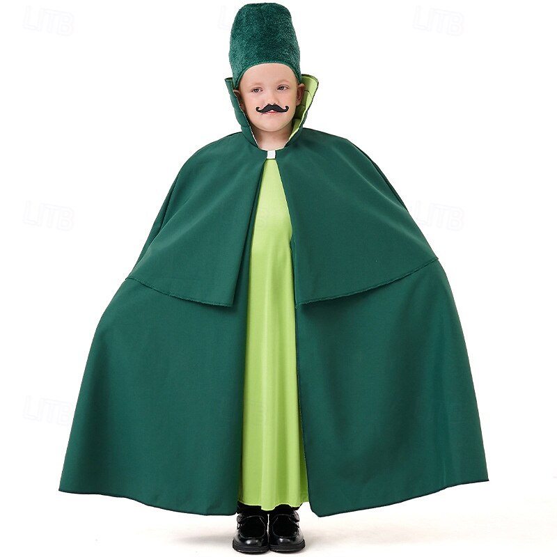 The Wizard of Oz Emerald City Guard Outfits Costume Storybook Characters Movie Cosplay for Boys' Kid's Halloween Carnival World Book Day Performance Educational Dress Up School Event Dress Up2