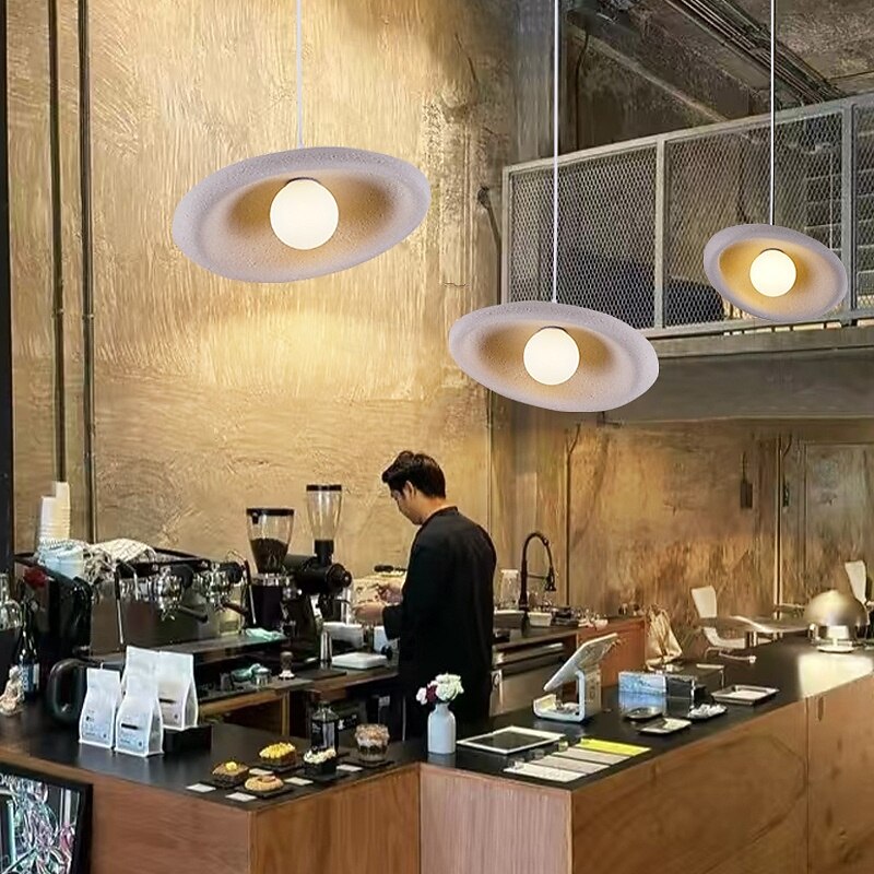 Polystyrene Plastic Pendant Light, Modern 1 Light LED, 15.5cm Height, Warm White/White Light, G9, Adjustable Chain2