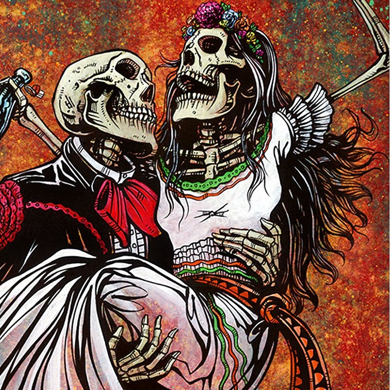 David Lozeau Men's Skull T Shirt Short Sleeve T shirt 3D Print Crew Neck Shirt Gothic Horror Party Street Casual Lake Blue Yellow Red Summer Spring All Seasons Clothing Apparel S M L XL XXL XXXL 4XL2