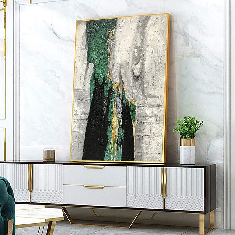 Hand-Painted Oil Paintings Canvas Wall Art Decoration Contemporary Abstract Texture  for Home Decor Rolled Frameless Unstretched Painting2