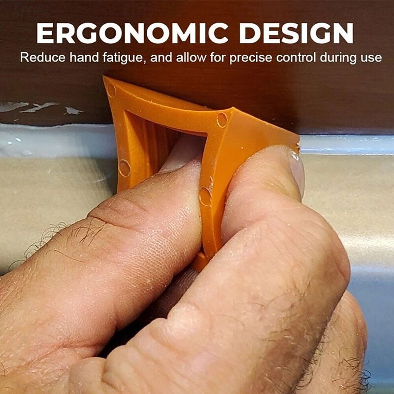 1SET(2PCS) Silicone Seam Tools, Silicone Caulking Tool, Caulk Finishing Tool3