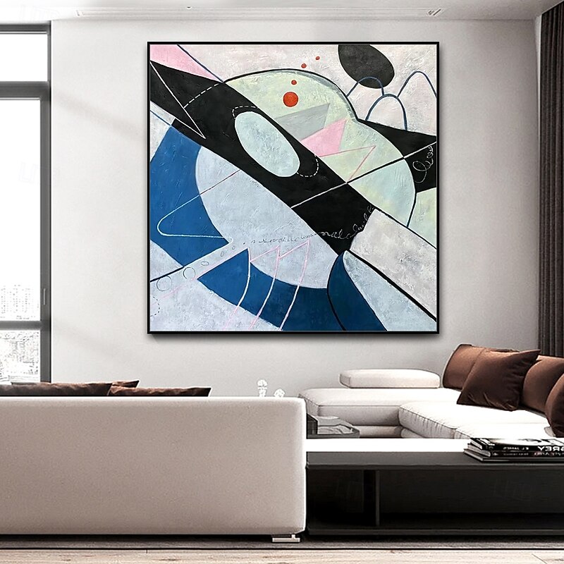 Mintura Handmade Cartoon Oil Paintings On Canvas Wall Art Decoration Modern Abstract Texture Pictures For Home Decor Rolled Frameless Unstretched Painting2