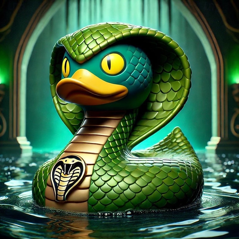 Hero Animal Duck Resin Figurine, Cute Superhero Duck Statue for Home or Office Decor, Creative Mini Resin Ornament for Desk, Bookshelf or Table Display2