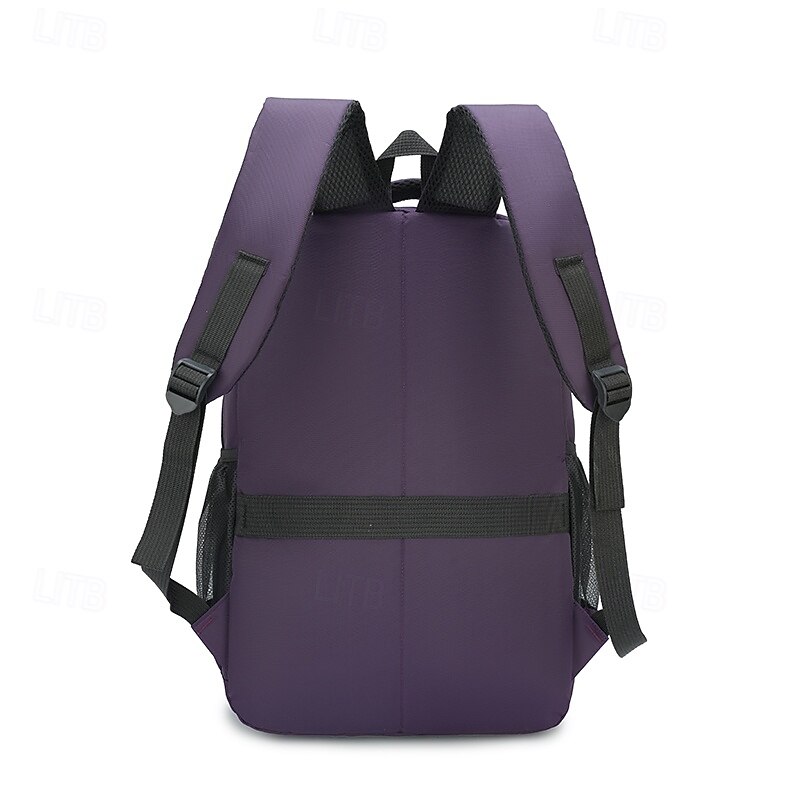 Men's Purple Laptop Backpack – Water-Resistant School and Work Bag for College Students & Daily Commute4