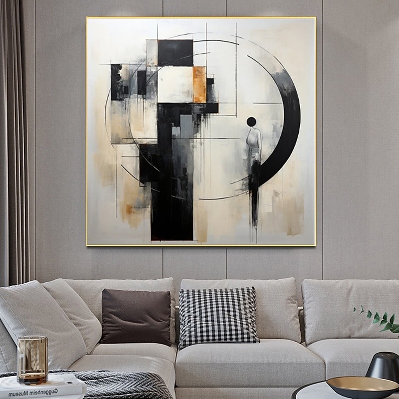 Handmade Oil Painting Canvas Wall Art Decoration Modern Abstract for Home Decor Stretched Frame Hanging Painting/Rolled Frameless Unstretched Painting