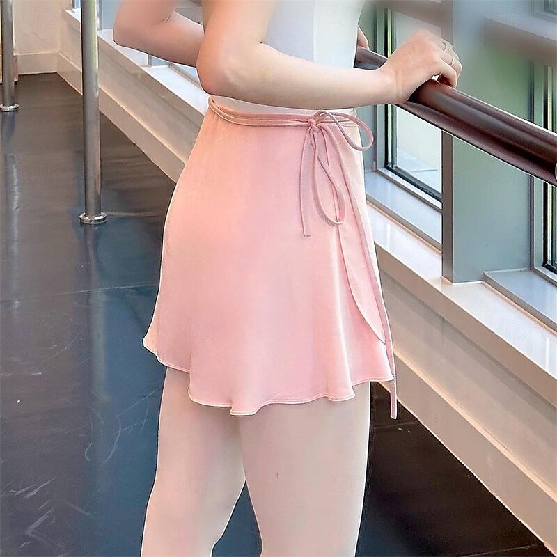 Ballet Skirts Ruffles Pure Color Women's Performance Training Theme Party Chiffon3