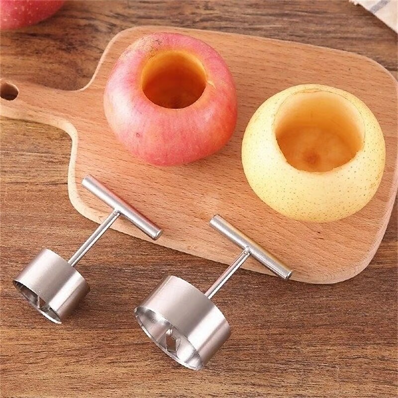 Stainless Steel Multifunction Apple Pear Core Separator Kitchen Tool, 304 Corer Remover for Pineapple, Fruits and Vegetables, Heavy Duty Fruit Coring Gadget for Home Use3