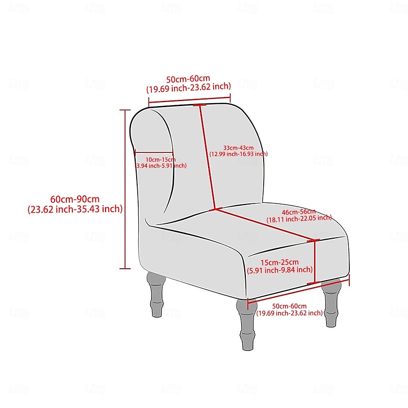 1PC Striped Dining Chair Cover - Stretch Spandex Slipcover with Elastic Band | Fits Most Chairs for Home, Wedding, Banquet3