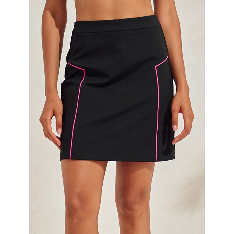 Women's Golf Skorts Black Skirt Ladies Golf Attire Clothes Outfits Wear Apparel