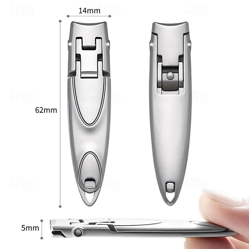 Ultra-Thin Nail Clippers Portable Wide Jaw Opening Nail Clippers Toenail Clippers for Thick Nails Cutter Manicure Pedicure3
