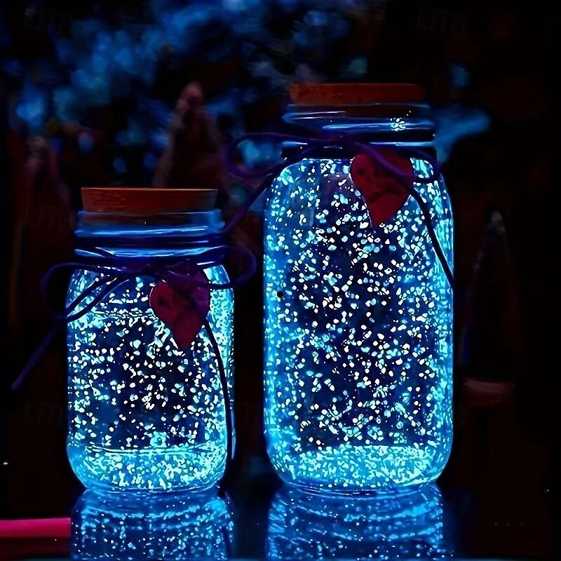 20000pcs Glow in The Dark Resin Pebbles, Durable Decorative Gravel for Garden, Pathway, Aquarium, Indoor Outdoor Party Decor4
