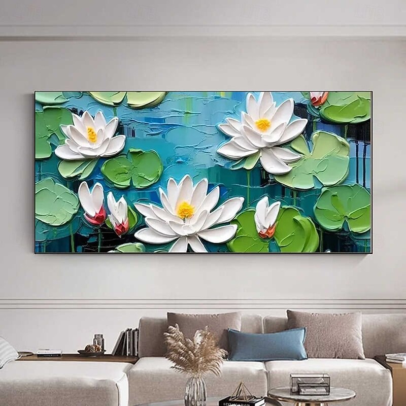 Large Handmade 3D Oil Painting Large Abstract Flower Vase Oil Painting on Canvas Wall Art Colorful Texture Wall Art Original Floral Art Custom Painting Living Room Decor2