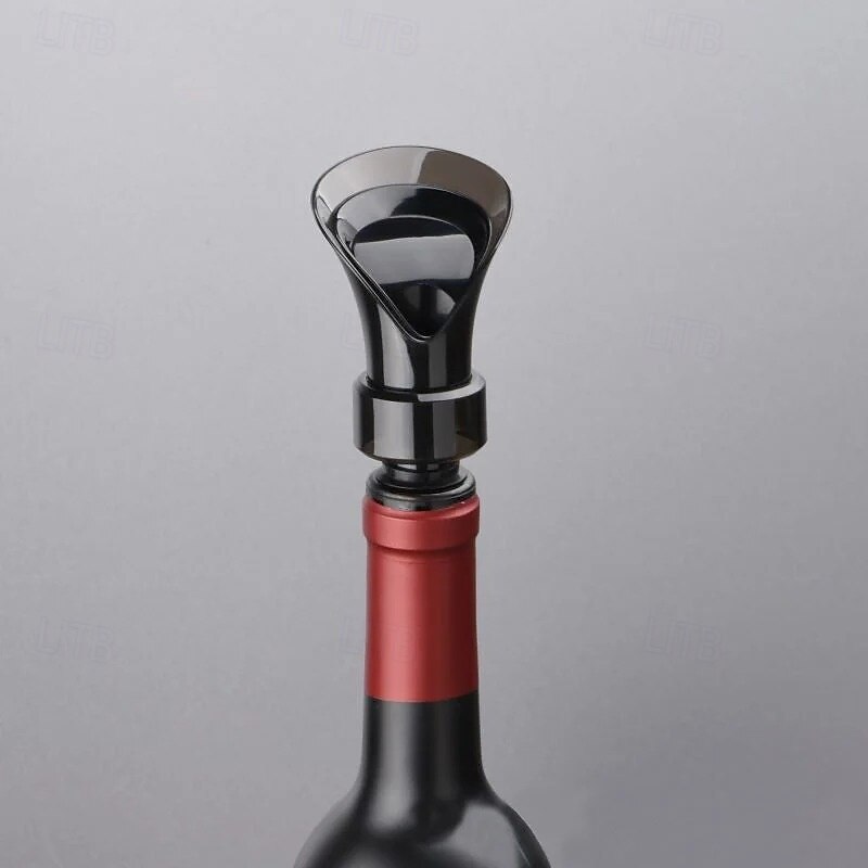 2 pcs 2 In 1 Wine Seal Stopper Flower Shaped Wine Pourer and Bottle Cap Reusable Leak Proof Wine Bottle Sealer for Red Wine Preservation and Freshness