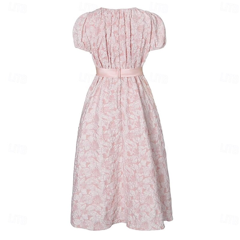 Retro Vintage Renaissance 18th Century Ankle Length Prom Dress Empire Waist Dress Gown Embroidered Floral Regency Inspired Square Neck Fancy Dress Women's Halloween Carnival Performance Masquerade3