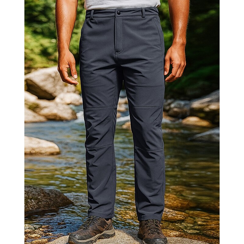 Men's Cargo Pants Hiking Pants Trousers Hiking Rain Pants Outdoor Regular Fit Waterproof Windproof Lightweight Bottoms Black Army Green Camping / Hiking Running S M L XL XXL4