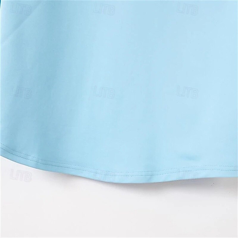 Men's Golf Shirt Golf Polos Shirts Work Casual Lapel Long Sleeve Basic Modern Plain Buttons Spring Fall Regular Fit Black White Pink Navy Blue Brown Army Green Golf Shirt4