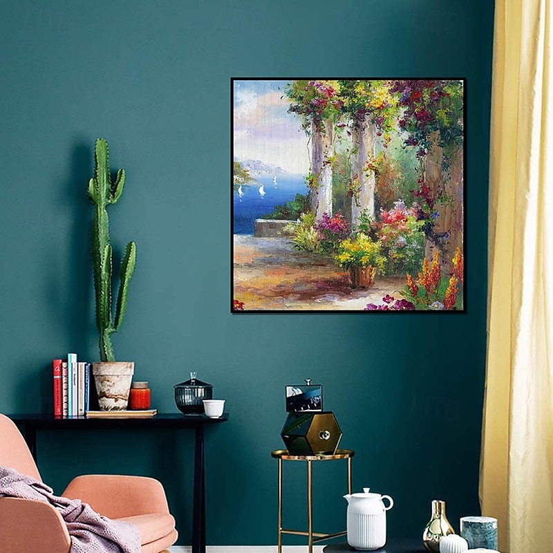 Handmade Oil Painting Canvas Wall Art Decoration Van Gogh Famous Painting Willows at Sunset Landscape for Home Decor Rolled Frameless Unstretched Painting2