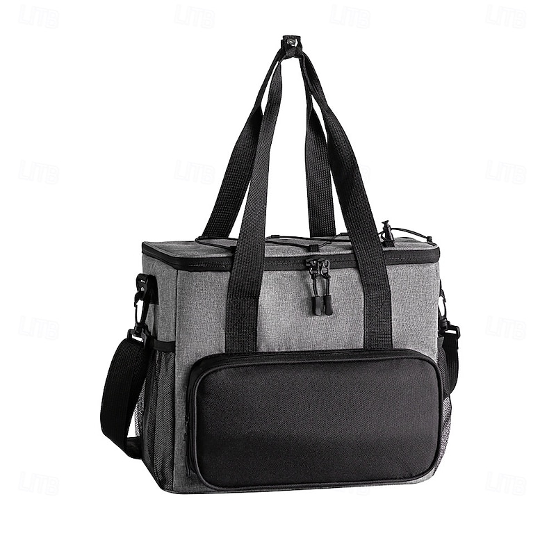 Lunch Bag for Women and Men for Back to School Office Picnic Hiking Beach Large Capacity Outdoor Multifunctional Insulated Cooler Tote Portable Handheld Lunch Bag Camping Fresh Keeping Picnic Carrier4