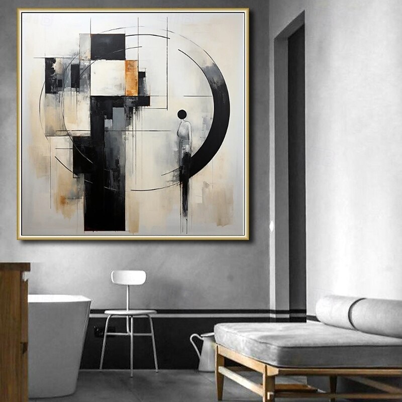Handmade Oil Painting Canvas Wall Art Decoration Modern Abstract for Home Decor Stretched Frame Hanging Painting/Rolled Frameless Unstretched Painting2