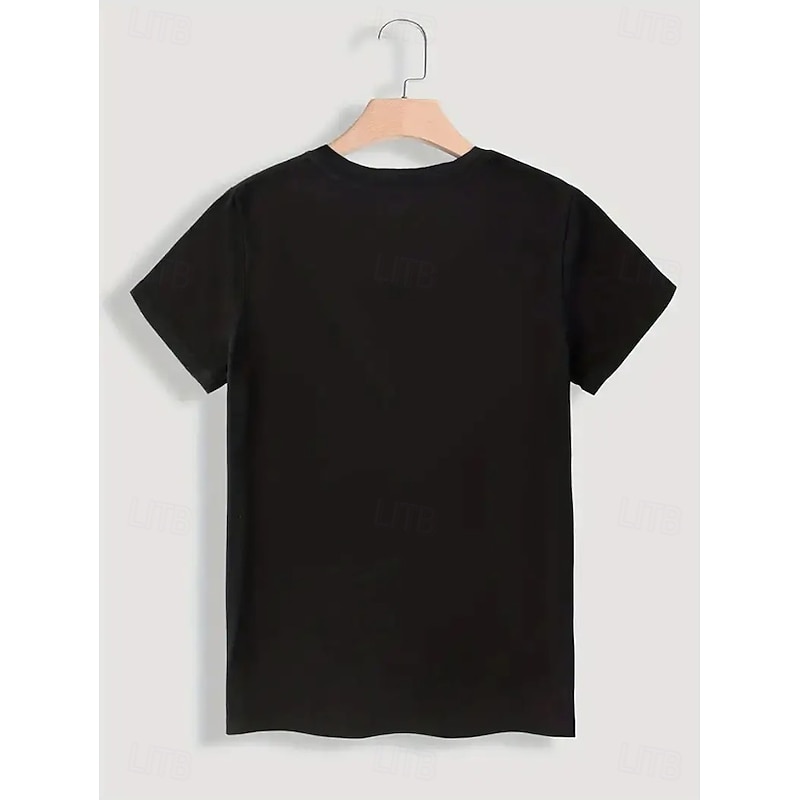 Halloween Women's T Shirt Skulls Cotton Shirt Graphic Flag Vintage Stylish Classic Short Sleeve Crew Neck Regular Tops Daily Print Black White Summer2