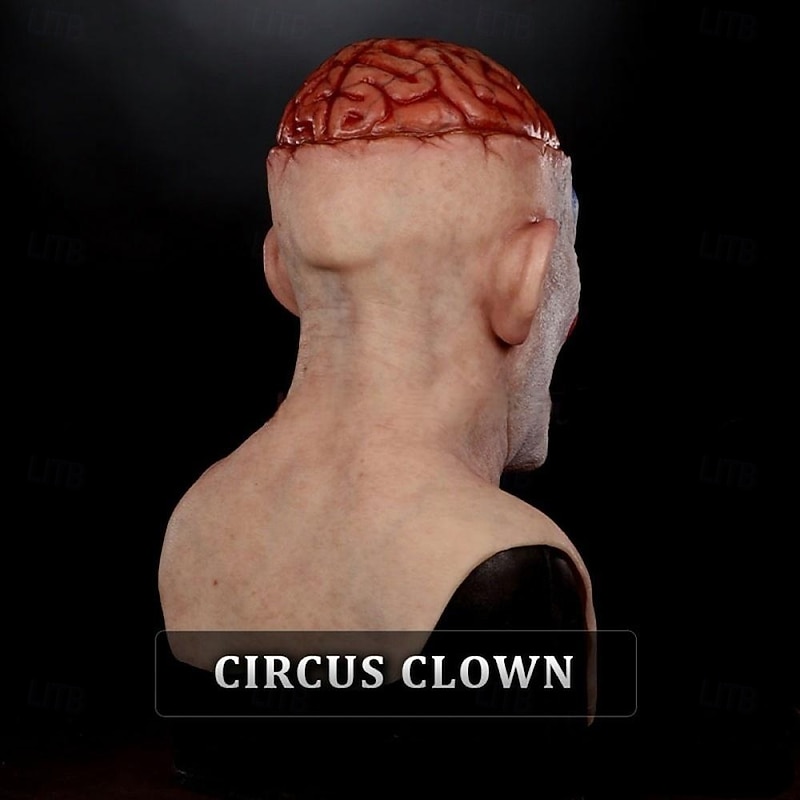 Annabelle Killer Clown Scary Doll Halloween Mask Realistic Mask Horror Scary Full Face Adults' Men's Women's Halloween Carnival Performance Party Easy Halloween Costumes Dress Up4