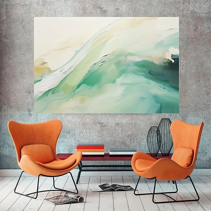 1pcs Modern Abstract Canvas Art Print Living Room and Bedroom Frameless Wall Decor Poster Large Canvas Wall Art2