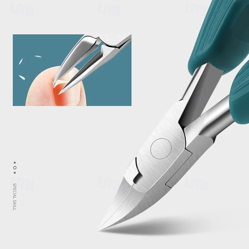 Toe Nail Clippers Cutter Ingrown Toenail Tool Professional Thick Nails Dead Skin Dirt Remover Super Sharp Curved Blade Nail Tool3