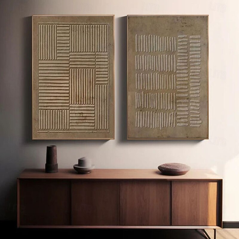 Brown oil painting handmade Wall Art Set of 3 Abstract Painting on Canvas hand painted Texture mordern painting Wall Art Modern Abstract painting Wall Art Wal Decor3