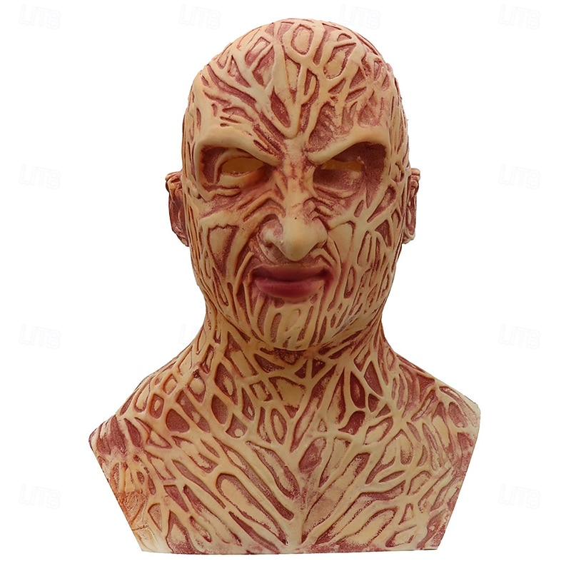 Freddy Krueger Halloween Mask A Nightmare on Elm Street Horror Scary Costume Full Head Adults' Men's Halloween Carnival Performance Party Easy Halloween Costumes Dress Up2