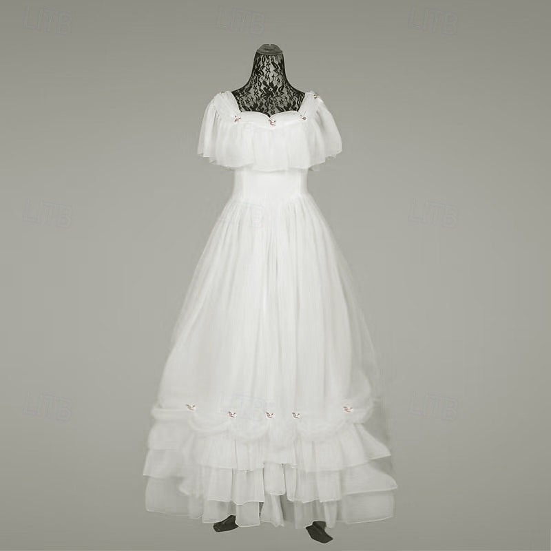 Rococo Victorian Ball Gown Party Costume Masquerade Prom Dress Bridal Fancy Dress Women's Masquerade Carnival Wedding Party Adults' Dress