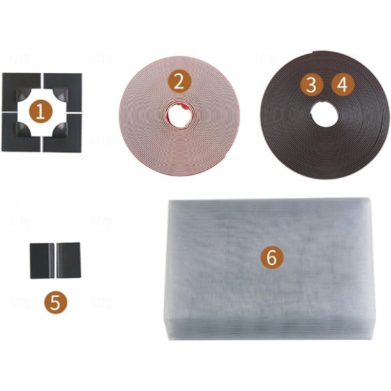 Magnetic Window Screen with Small Window, Easy to Open and Close, Used for Windows with Handles with Small Windows3