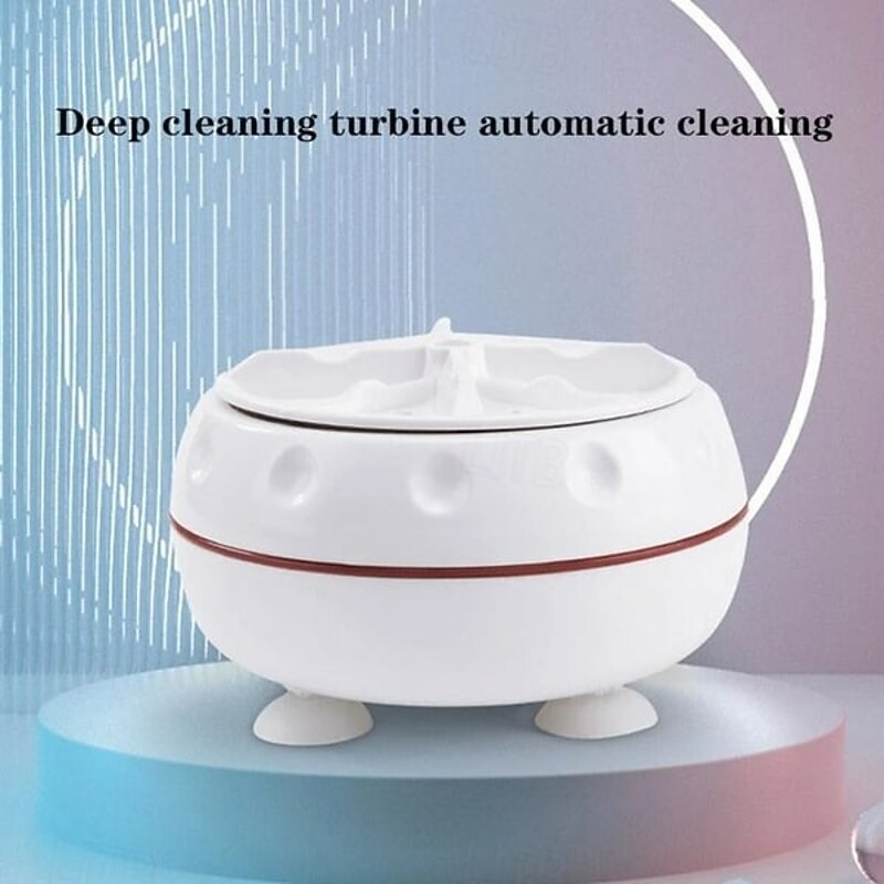 Mini Washing Machine and Dishwasher Portable Automatic Small Turbo Spinner Washer for Socks Underwear Baby Powder Container Convenient Compact Laundry Helper3