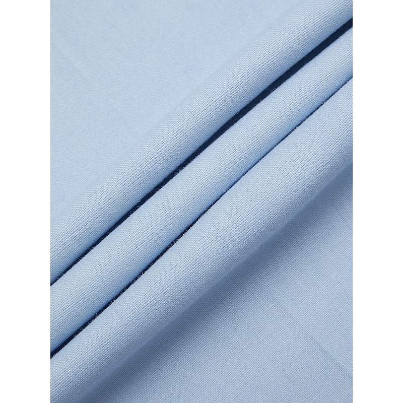 Men's Casual Beach Wedding Suits Notch Lapel Light Blue Formal Solid Colored Standard Fit 2 Piece Single Breasted Two-buttons3